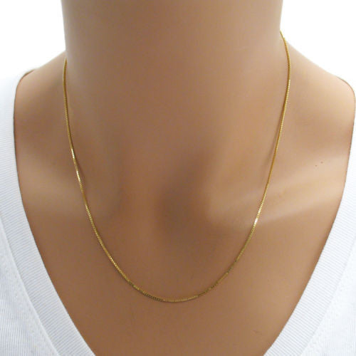 Sterling Silver 1mm Cable Style Chain — Inchoo Bijoux
