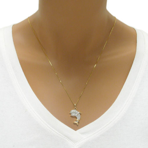 Extraordinary 14K Gold Over Mother & Baby Pendant with Diamonds | Wholesale 925 Sterling Silver Pendant - Jewelry | Alternate