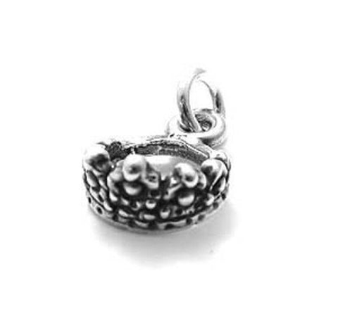 Royal 3D Tiara Crown Charm | Wholesale 925 Sterling Silver Charms | Main