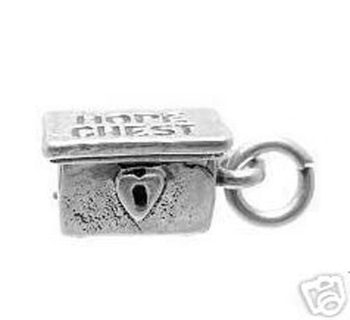 Stunning 3D Hope Chest Charm with Movable Cover | Wholesale 925 Sterling Silver Charms | Main