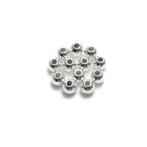 4mm spacer beads for jewelry making | Packet of 24 | Wholesale 925 Sterling Silver Jewelry