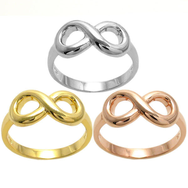 Available in 3 colors, natural, rose gold plated, and 14K gold plated. Wholesale Sterling Silver Rings.