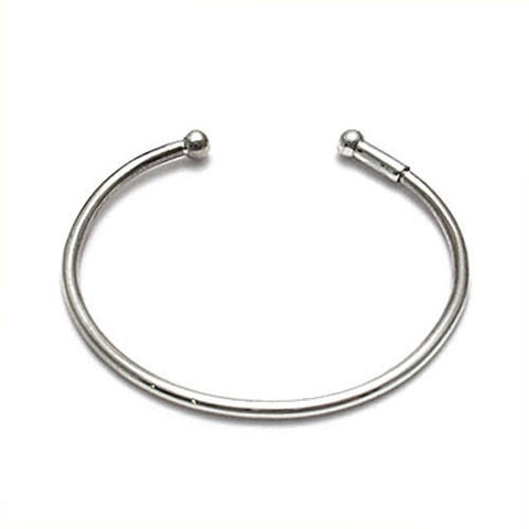 Classic Child's Bangle Bracelet - 6 Inches | Wholesale 925 Sterling Silver Jewelry 