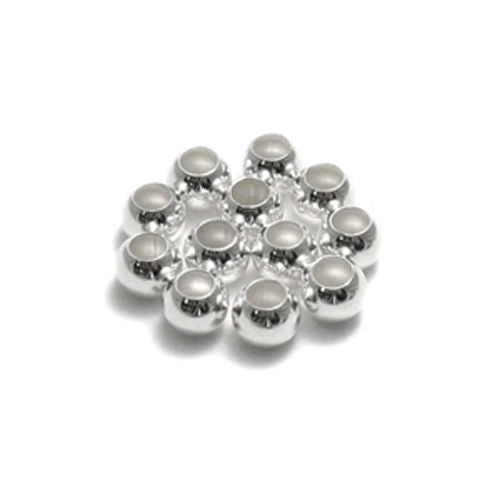 Sterling Silver 7mm Spacer Beads for Jewelry Making. Wholesale