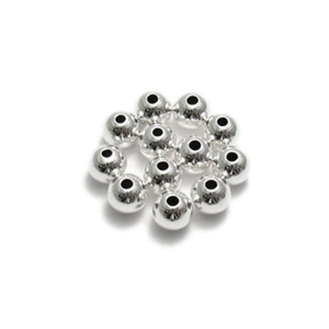 6mm spacer beads for jewelry making packet of 12 | Wholesale 925 Sterling Silver Jewelry