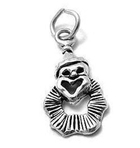 Unique Clown Head Charm | Wholesale 925 Sterling Silver Charms | Main
