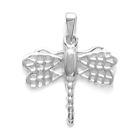 Exquisite Sterling Silver Dragonfly Pendant | Wholesale 925 Sterling Silver Pendant | Main
