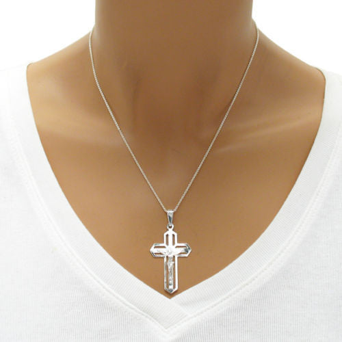 Stylish and Fancy Crucifix Cross Pendant | Wholesale 925 Sterling Silver Pendant- Jewelry | Alternate