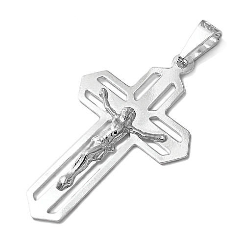 Stylish and Fancy Crucifix Cross Pendant | Wholesale 925 Sterling Silver Pendant- Jewelry | Main