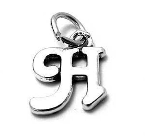 Gorgeous Fancy Initial H Charm | Wholesale 925 Sterling Silver Jewelry | Alternate