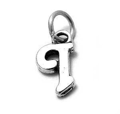 Gorgeous Fancy Initial I Charm | Wholesale 925 Sterling Silver Jewelry | Alternate