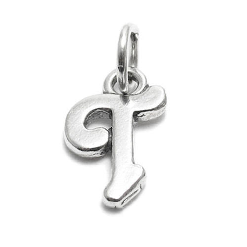 Gorgeous Fancy Initial T Charm | Wholesale 925 Sterling Silver Jewelry | Alternate