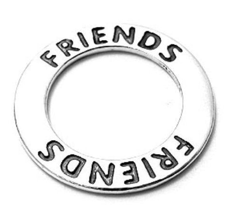 Delicate Friends Ring Charm | Wholesale 925 Sterling Silver Charms | Main