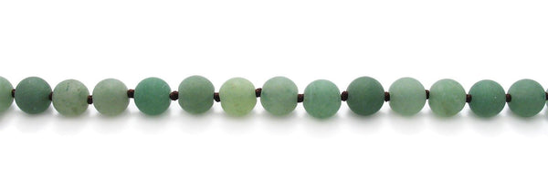 Genuine 60" Aventurine Bead Necklace w/ 9mm beads | Wholesale Fashion Jewelry | Item photo