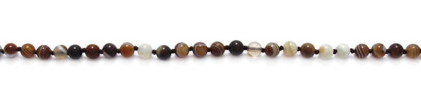 Genuine 72" red carnelian bead necklace w/ 5mm beads | Wholesale Fashion Jewelry | Item photo