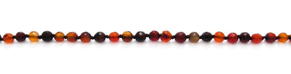 Genuine 74" Dark Carnelian Bead Necklace w/ 4.5mm beads | Wholesale Fashion Jewelry | Item photo