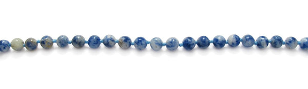 Genuine 70" Sodalite Bead Necklace w/ 5mm beads | Wholesale Fashion Jewelry | Item photo