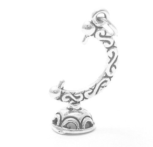 Exquisite Globe Holder Charm | Wholesale 925 Sterling Silver Charms | Main