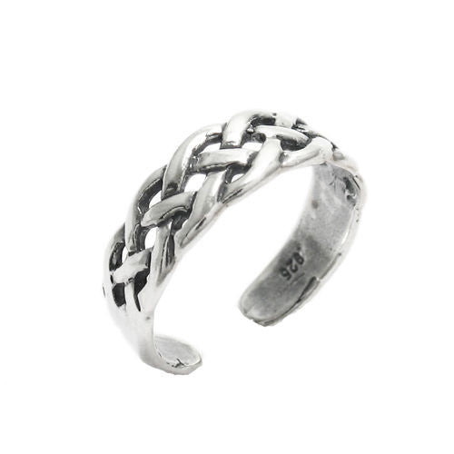 Intertwined Vine Design Toe Ring | Wholesale Sterling Silver Jewelry