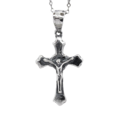 Fancy Jesus Crucifix Cross Pendant with Necklace options | Wholesale 925 Sterling Silver Pendant - Jewelry | Main