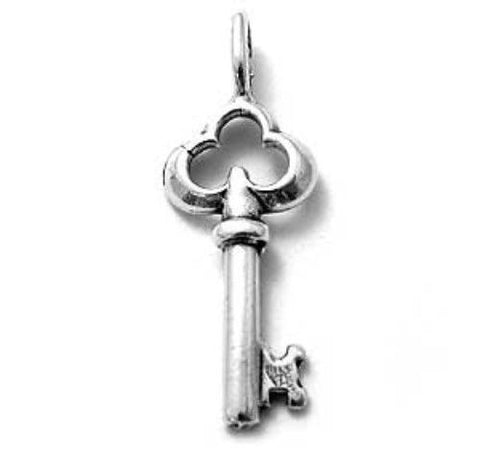 Lovely Key Charm | Wholesale 925 Sterling Silver Charms | Main
