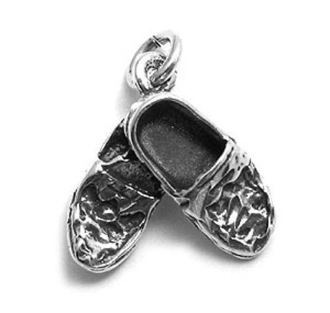 Trendy Large Shag Shoes Charm | Wholesale 925 Sterling Silver Charms - Jewelry | Main