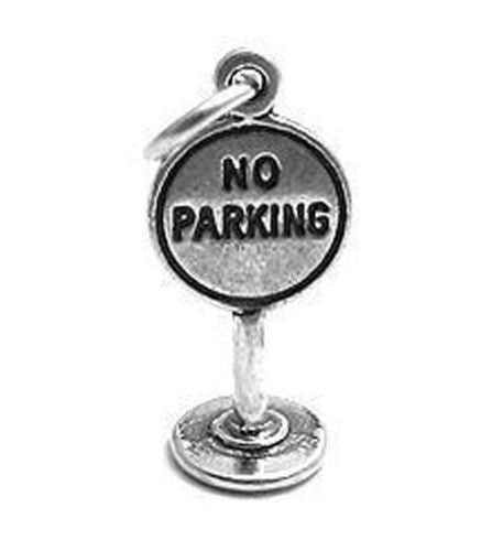 No Parking Charm | Wholesale 925 Sterling Silver Charm | Main