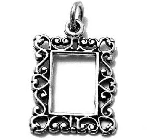 Wonderful Picture Frame Charm | Wholesale 925 Sterling Silver Charms | Main