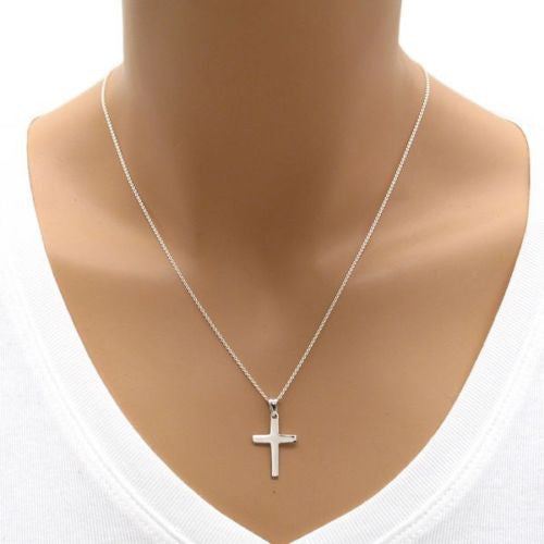 Modern Cross Charm Pendant | Wholesale 925 Sterling Silver Pendant - Jewelry | Alternate