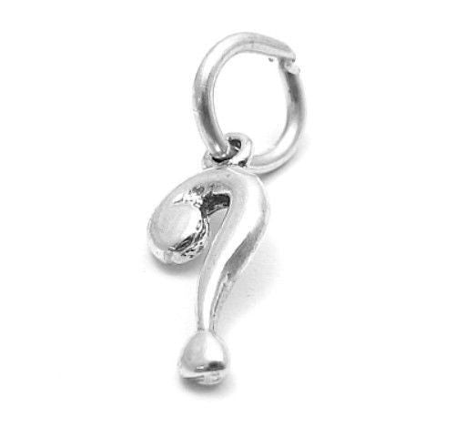 Cute Question Mark Charm | Wholesale 925 Sterling Silver Jewelry 