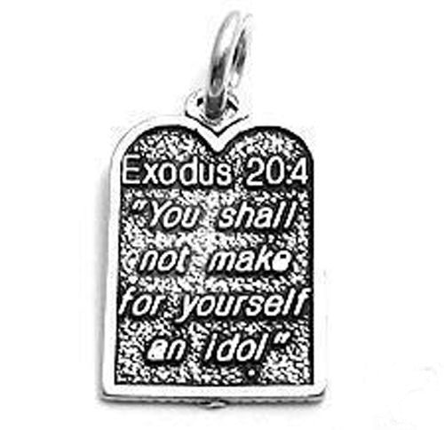 Commandment #2 Charm in Sterling Silver
