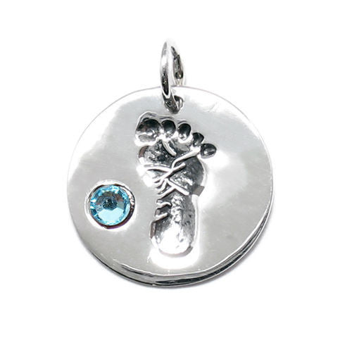 Colorful birthstone charms add sparkle to your charm bracelet / necklace. Wholesale Sterling Silver Charms. March.