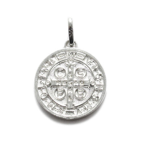 St. Benedict Medal (14mm) in Sterling Silver