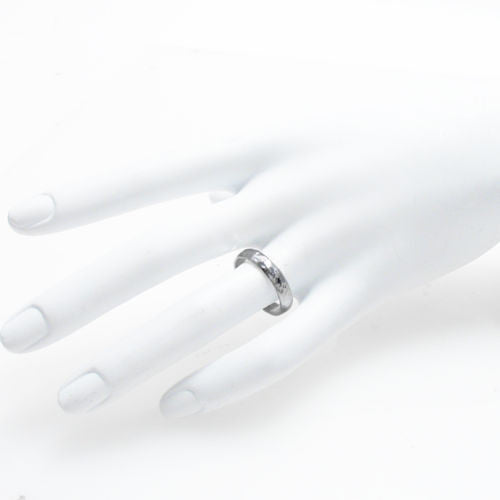 Hammered Band Ring in Sterling Silver, 4mm Width. Wholesale Sterling Silver Rings.