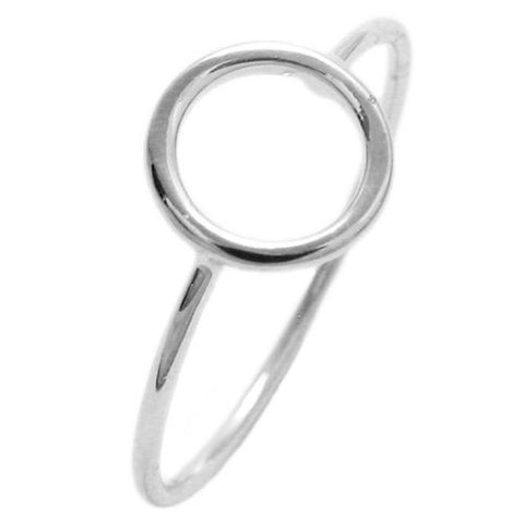 Simple Yet Charming Circle Cutout Ring in 925 Sterling Silver