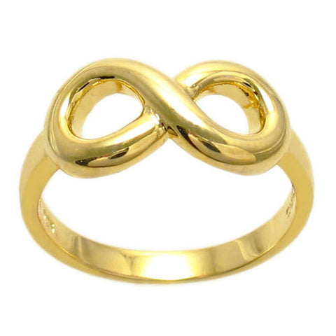 Graceful yet modern, a symbol of eternal connection. 14K gold. Wholesale Sterling Silver Rings. Main.