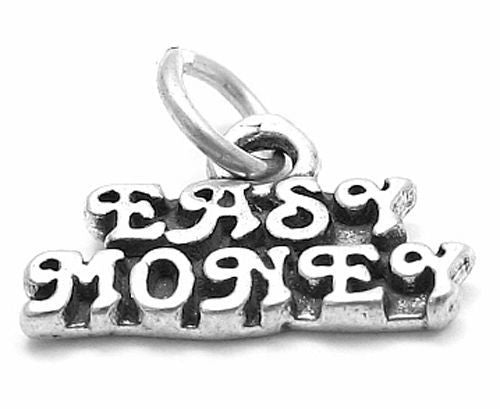 "Easy Money" Charm in Sterling Silver