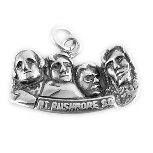 Mount Rushmore Charm in Sterling Silver