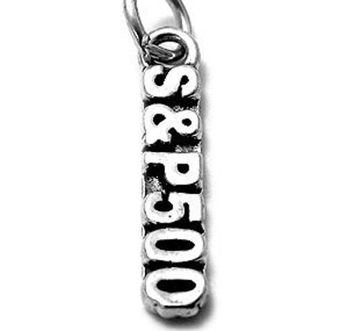 S&P 500 Charm. Sterling Silver