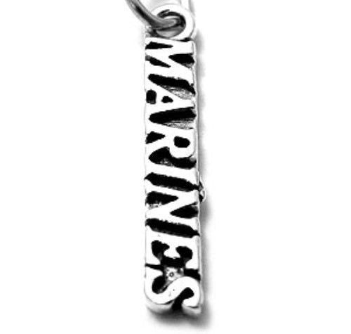 "Marines" Charm. Sterling Silver