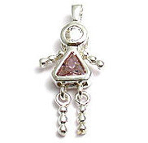Beautiful and colorful birthstone charms of a bead girl. Wholesale Sterling Silver Charms. June.