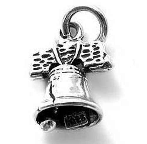Liberty Bell Charm in Sterling Silver