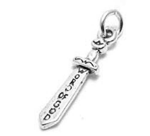 "Word of God" Sword Charm in Sterling Silver