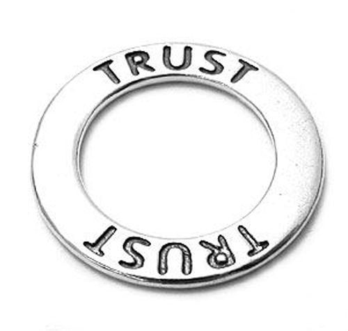 Circle of Trust Charm in Sterling Silver