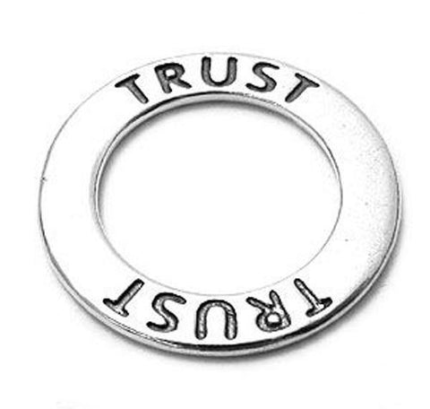 Circle of Trust Charm in Sterling Silver