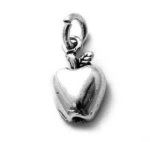 Delicious Apple Charm Sterling Silver
