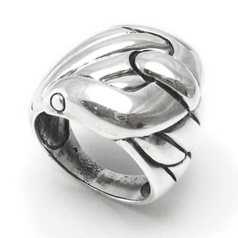 Funky and Cool Belt Buckle Ring. Wholesale Sterling Silver Rings. Main photo.