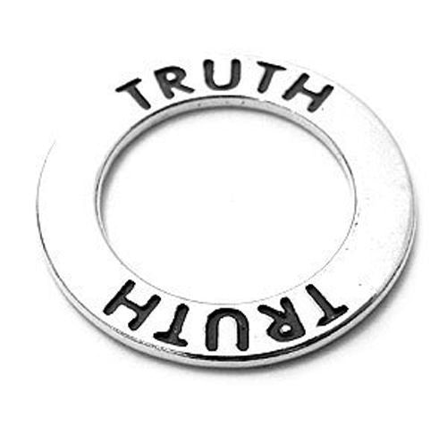 Ring of Truth Charm in Sterling Silver