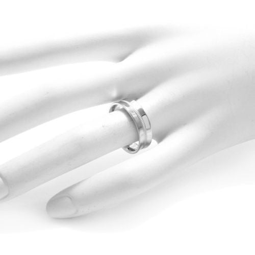 Beautiful Concave Center Milgrained Wedding Band Ring. Wholesale Sterling Silver Rings. On hand.