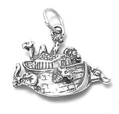 Noah's Ark Charm in Sterling Silver